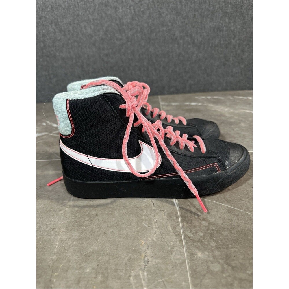 Nike Blazer Mid Shoes Youth Size 5.5 Y Neon Orange Blazer Classic Sneakers B40